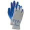 Showa Latex Coated Gloves, Rough, Palm, Blue, L 12 PK 300L-09 - alternate 3
